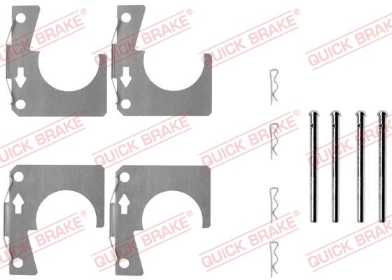 QUICK BRAKE Tarvikesarja, jarrupala 109-0914